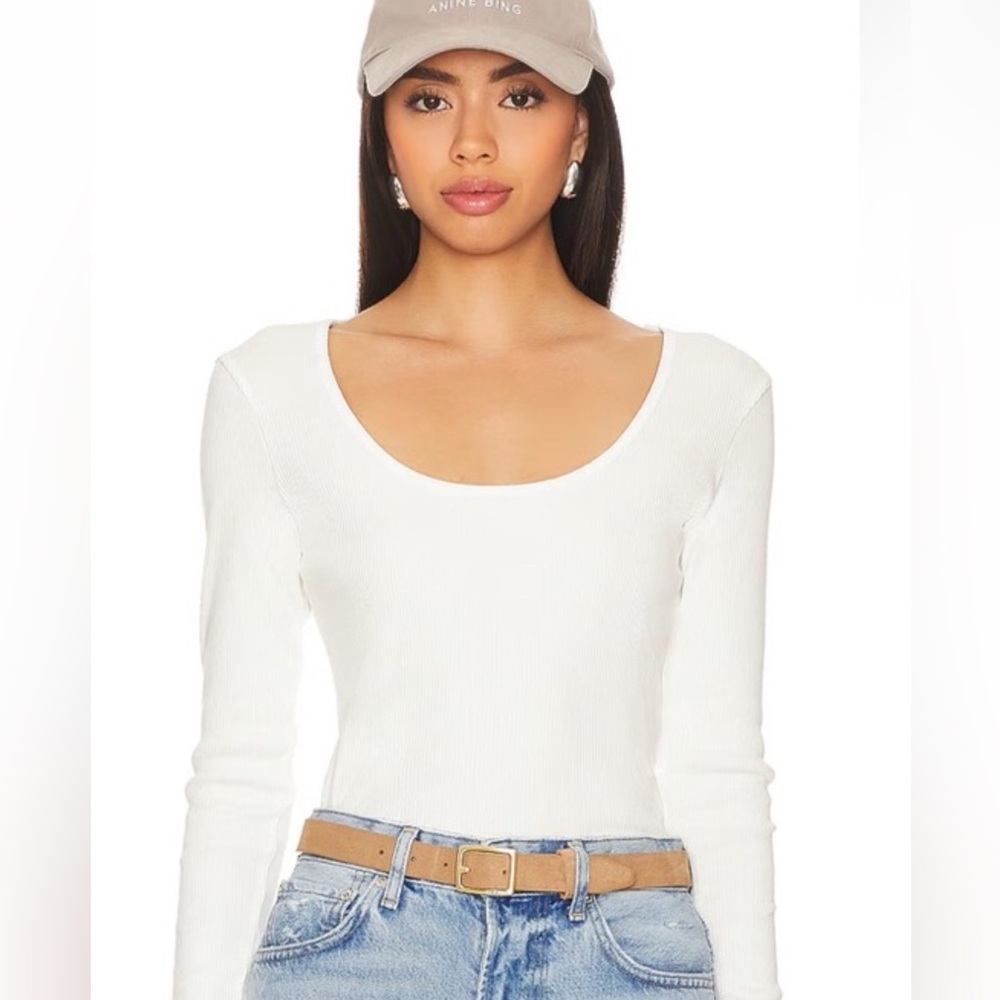 Citizens Of Humanity Cream Long Sleeve Top
